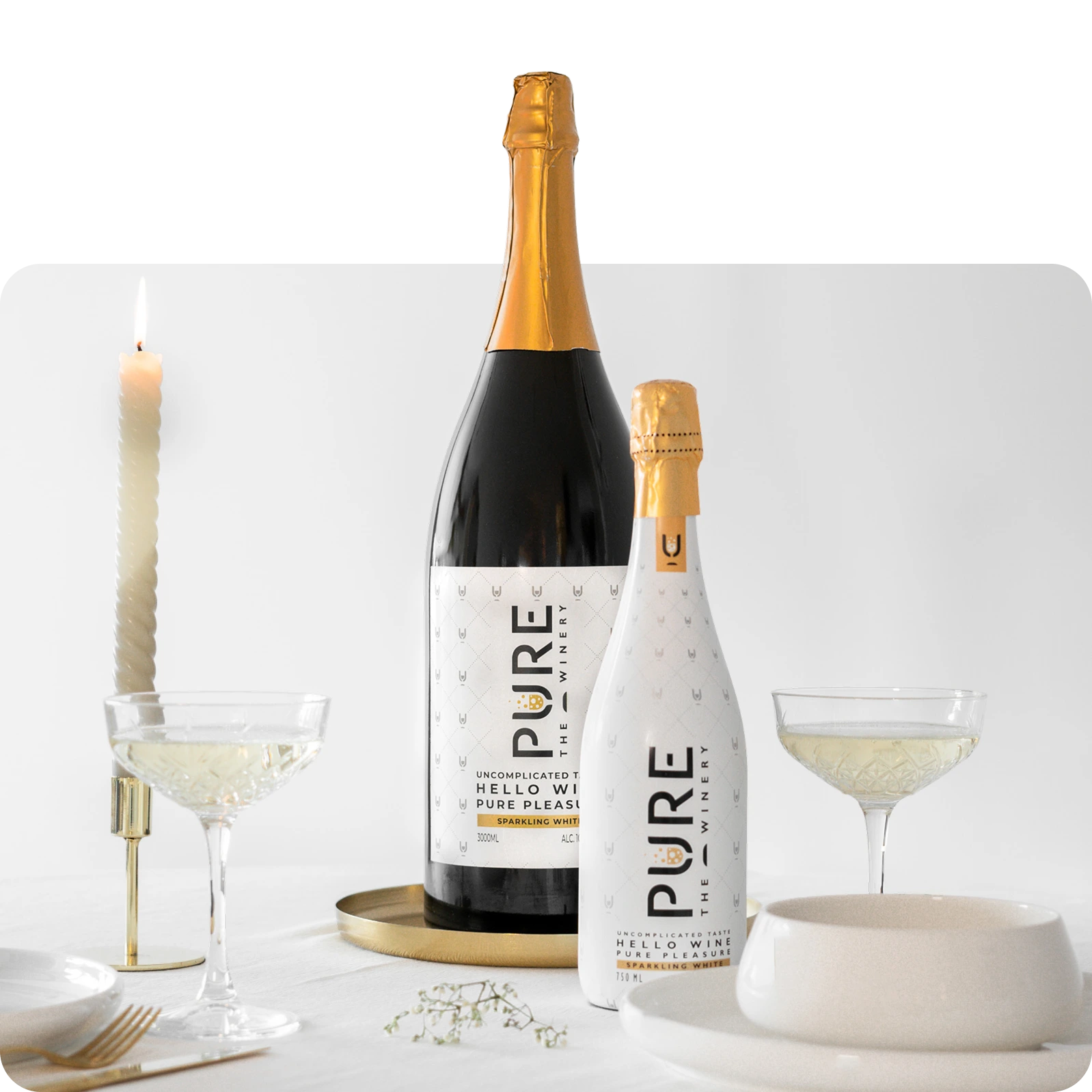 XXL (3L) Zero Sugar Sparkling White Wine